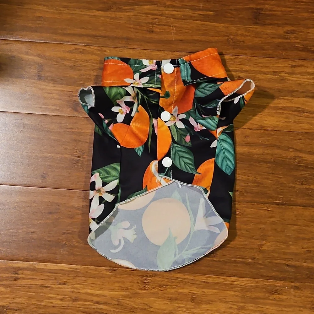 Tropical pet shirt - small